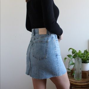 new with tags everlane denim skirt